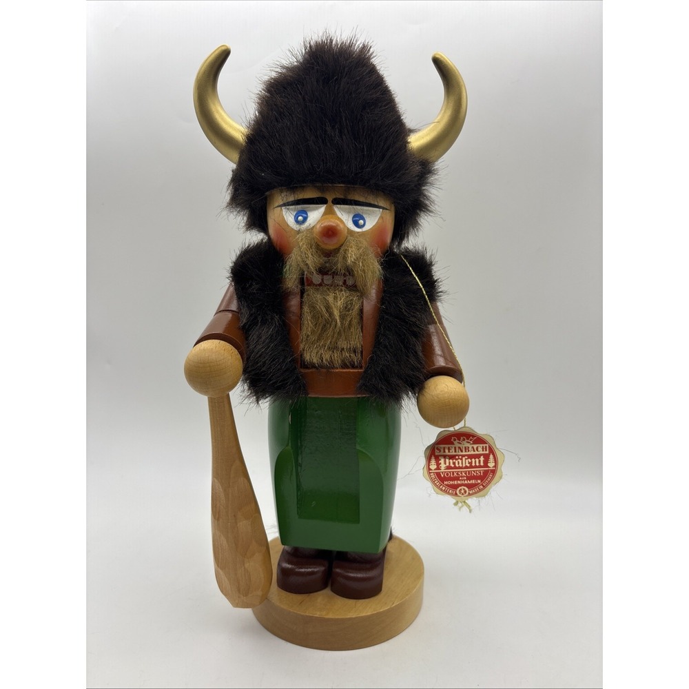 Steinbach Viking Nutcracker Handmade Germany Wood Figure 12"